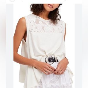 Free People Meant to Be Lace Swing Top